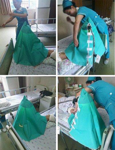 蒙泰護理烤燈燈罩臨床應用中