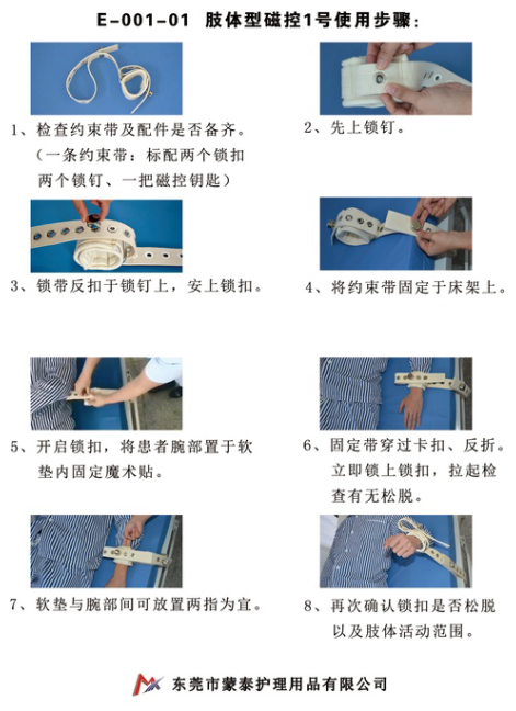 磁控約束帶1號(hào)使用步驟