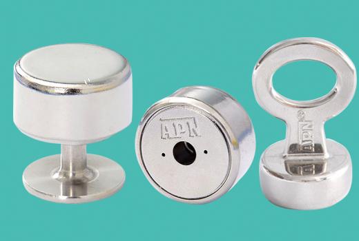 合金磁控鑰匙 合金磁控鎖扣 不銹鋼磁控鎖釘醫(yī)用約束帶用